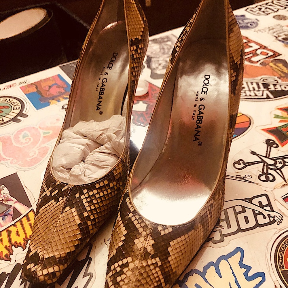 DOLCE GABBANA Stilettos. Never worn.